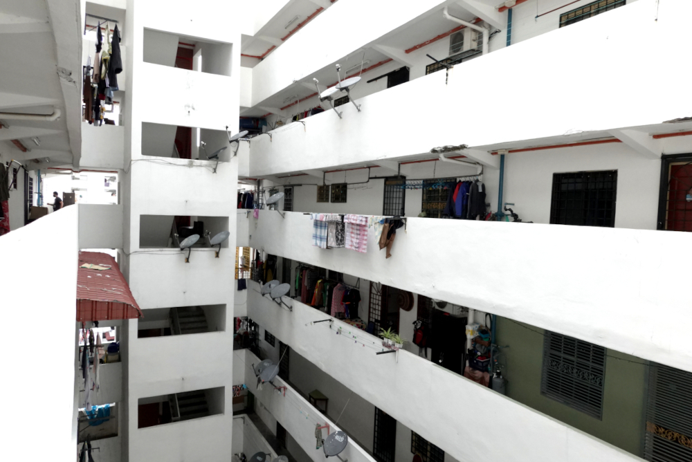 General view of Kerinchi PPR in Lembah Pantai July 2, 2021. — Picture by Miera Zulyana