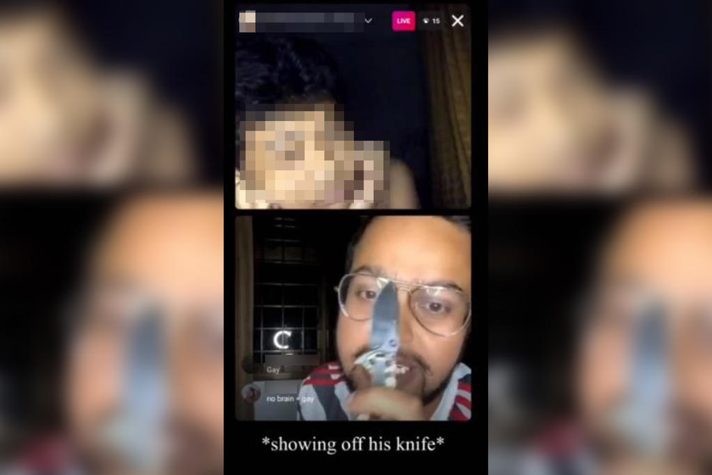 A screengrab of the now-viral Instagram live broadcast. u00e2u20acu201d Facebook/Wake Up Singapore pic via TODAY