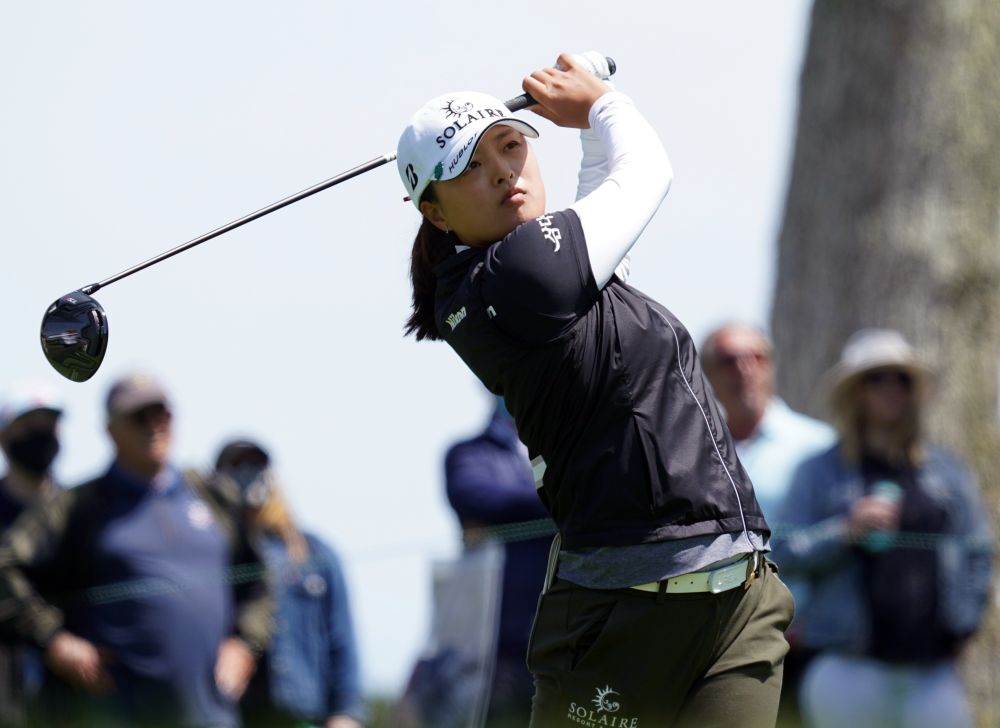 Ko Jin-young plays her shot from the 11th tee during the third round of the US Womenu00e2u20acu2122s Open golf tournament at The Olympic Club, San Francisco June 5, 2021. u00e2u20acu201d Reuters pic