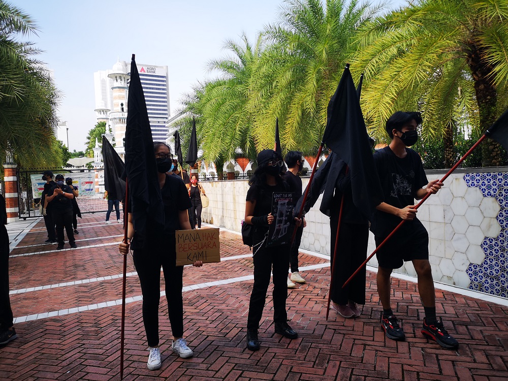 The protesters are expected to converge on Dataran Merdeka at 11am, after which the event is expected to last for two hours. ― Picture by Shafwan Zaidon