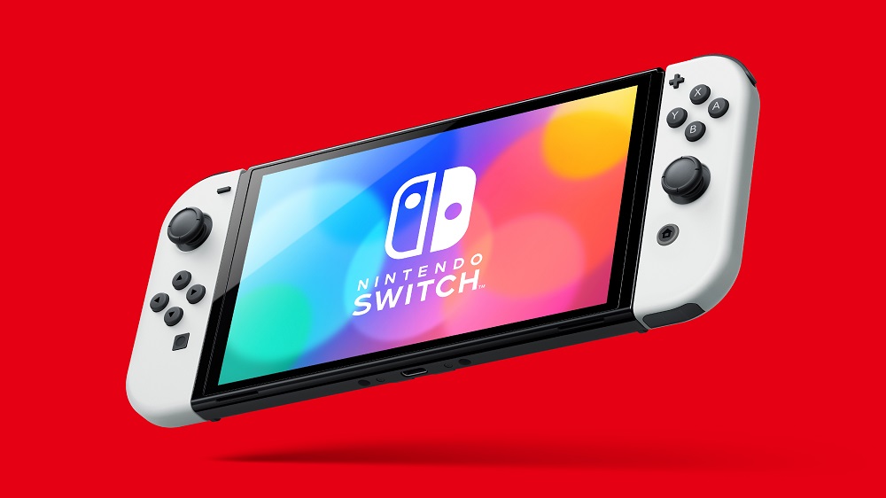 Nintendo Switch (OLED model) has a similar overall size to the Nintendo Switch system, but with a larger, vibrant 7-inch OLED screen with vivid colours and crisp contrast. u00e2u20acu2022 Picture via Business Wire