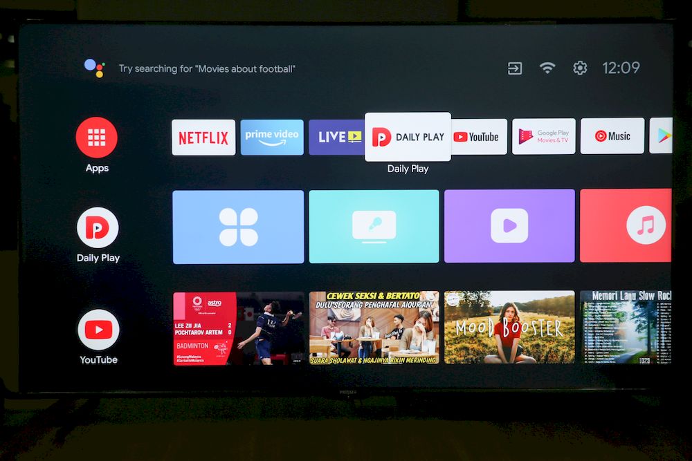 The TV is powered by Android 10.0, making it a great device for people who depend heavily on applications.
