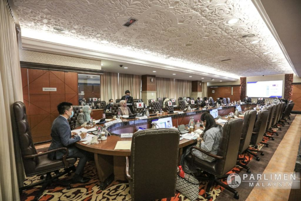 Parliamentu00e2u20acu2122s Public Accounts Committee (PAC), July 27, 2021. u00e2u20acu201d Picture courtesy of the Public Accounts Committee