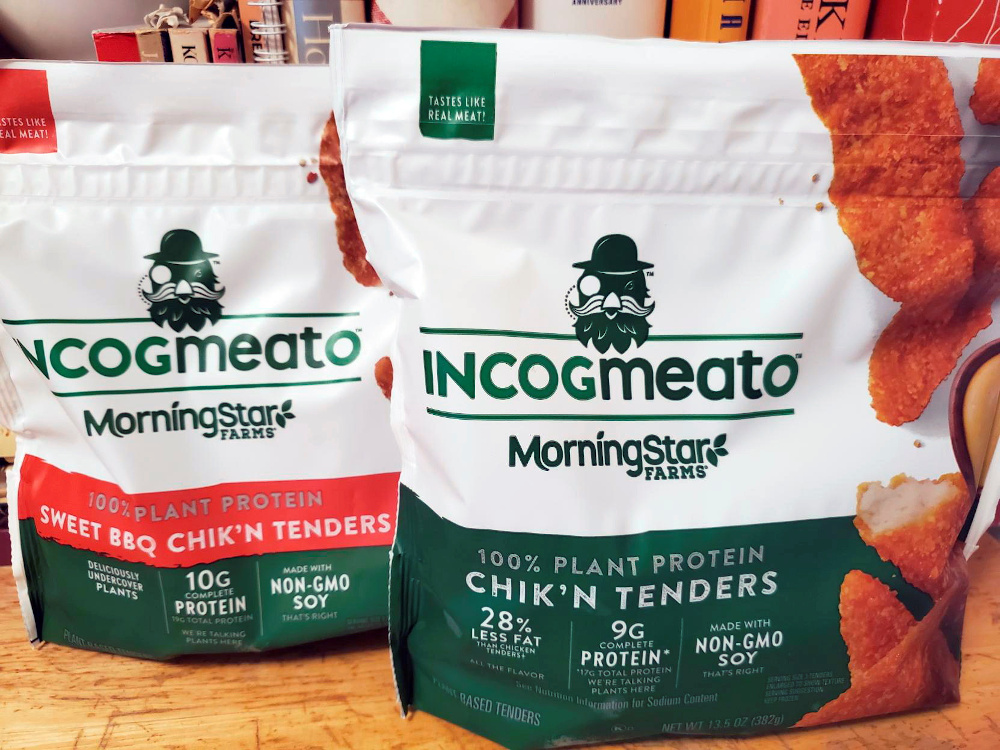 Frozen plant-based u00e2u20acu02dcchicken tendersu00e2u20acu2122 made by MorningStar Farms, a unit of Kellogg Co. are pictured in New York, NY, US, April 19, 2021. u00e2u20acu201d Reuters pic