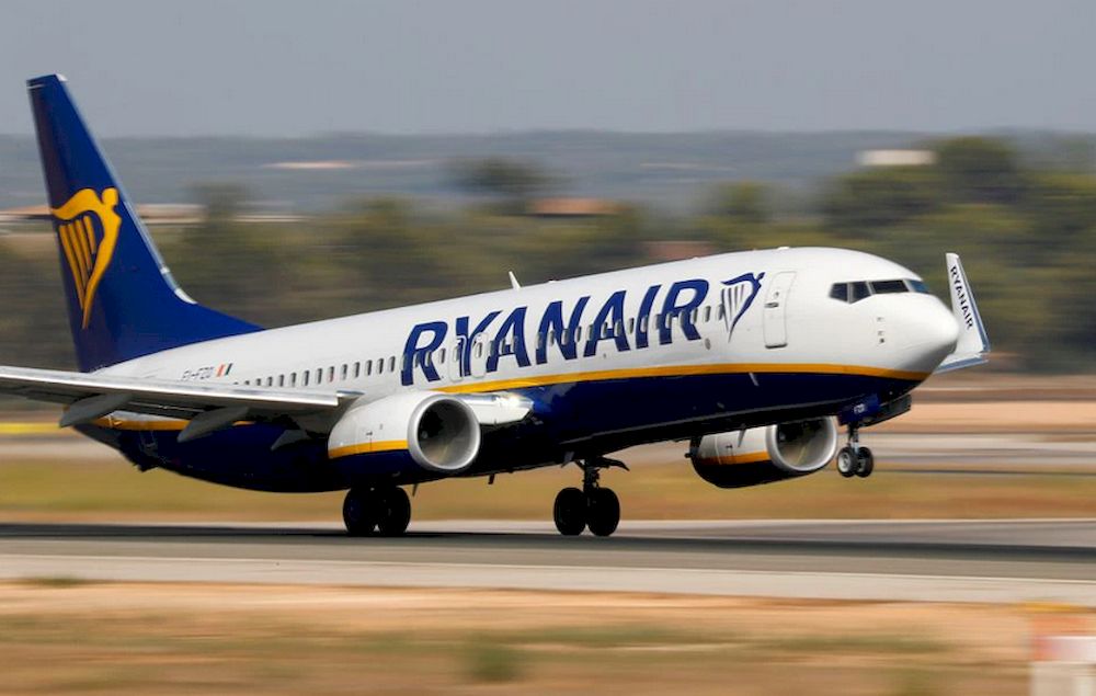 A Ryanair Boeing 737-800 airplane takes off from the airport in Palma de Mallorca, Spain, July 29, 2018. u00e2u20acu201d Reuters file pic