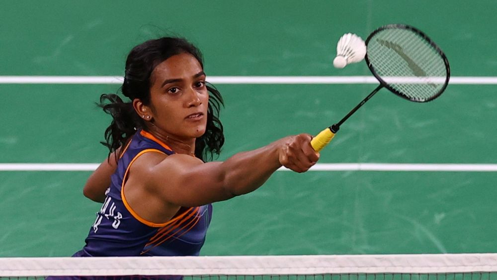 PV Sindhu of India in action during the match against Ksenia Polikarpova of Israel at the Musashino Forest Sport Plaza, Tokyo  July 25, 2021. u00e2u20acu201d Reuters pic