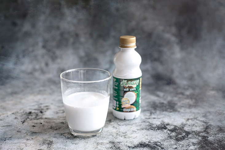 'Santan' (coconut cream) will make it extra rich and creamy.