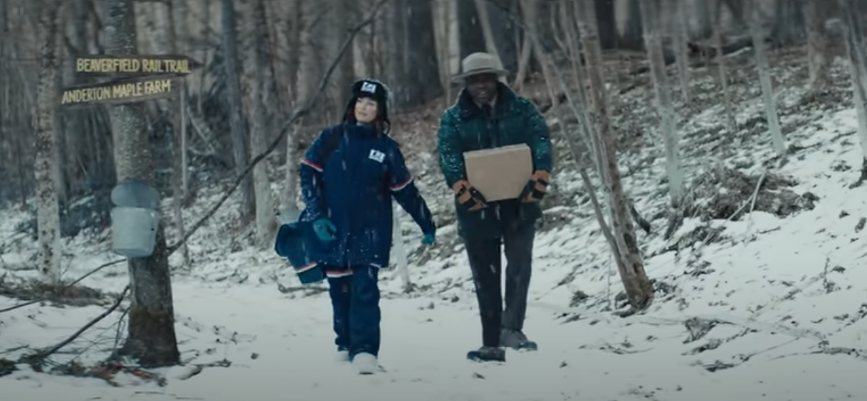 A YouTube screenshot of a scene from ‘Werewolves Within’.