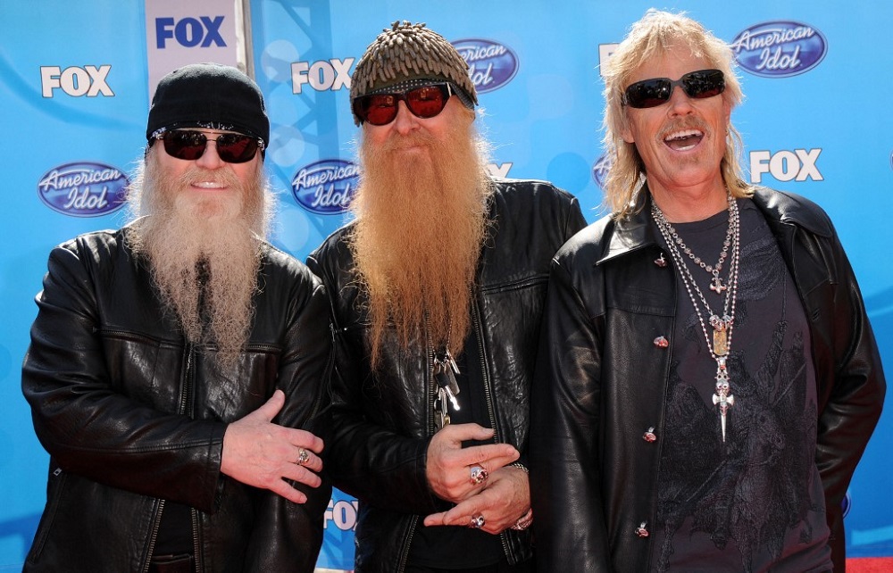 ZZ Top band members Dusty Hill (left), Billy Gibbons (centre) and Frank Beard (right) arriving for the American Idol 2008 Finale held at the Nokia theatre in Los Angeles. u00e2u20acu2022 AFP pic