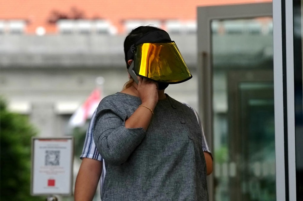 Rosdiana Abdul Rahim photographed outside the State Courts in November 2020. u00e2u20acu201d TODAY pic