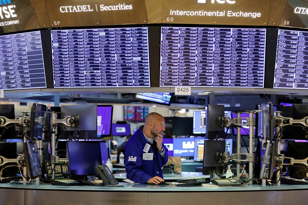 A trader works on the trading floor of the New York Stock Exchange (NYSE) in Manhattan, New York August 17, 2021. u00e2u20acu201d Reuters pic