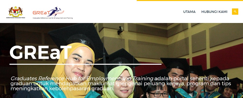 The GREaT portal helps graduates to get jobs. — Picture courtesy of MOHE