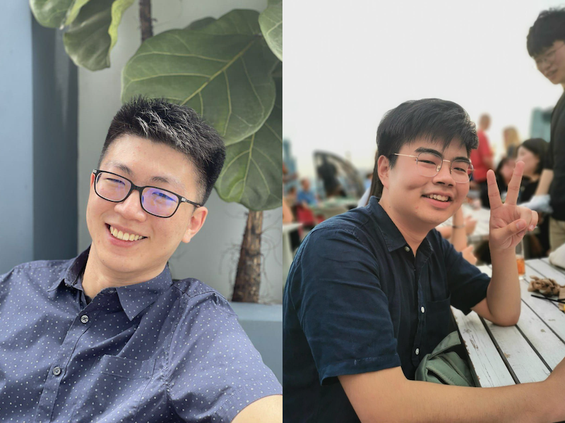 The founders of Projek Hikayat, Jonathan Yen Kai Feng (left) and Joshua Ho Cheng Wei (right). u00e2u20acu201d Picture courtesy of Projek Hikayat