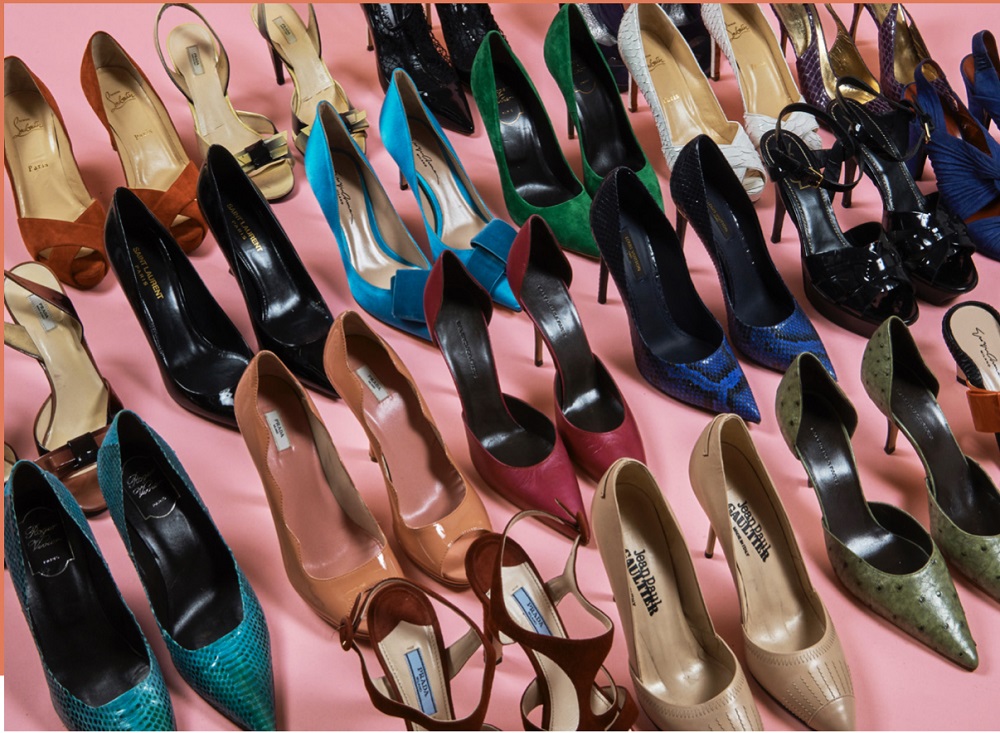 A selection of designer shoes belonging to Catherine Deneuve will go under the hammer at Artcurial in September. u00e2u20acu2022 Picture courtesy of Artcurial