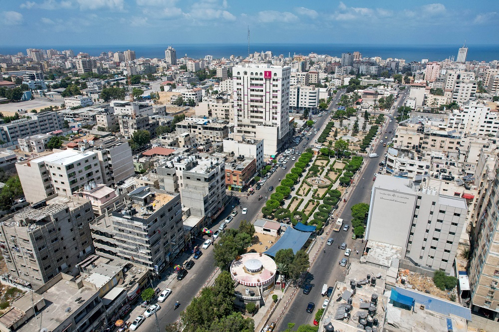 A aerial view of Gaza City August 22, 2021. u00e2u20acu2022 Reuters pic