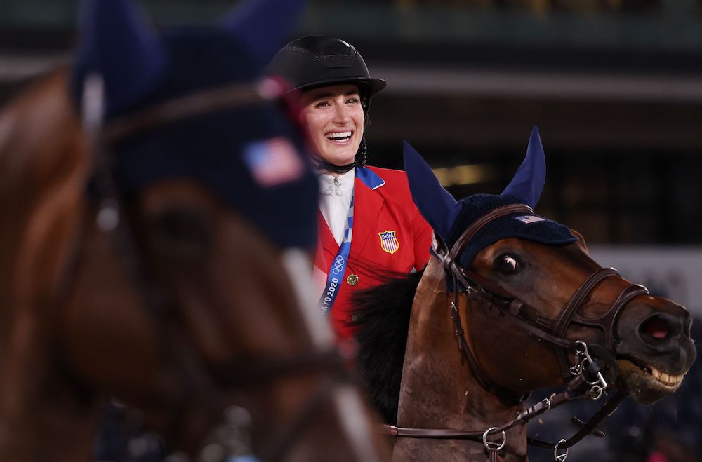 Jessica Springsteen wins Olympic equestrian team silver with US | Malay ...