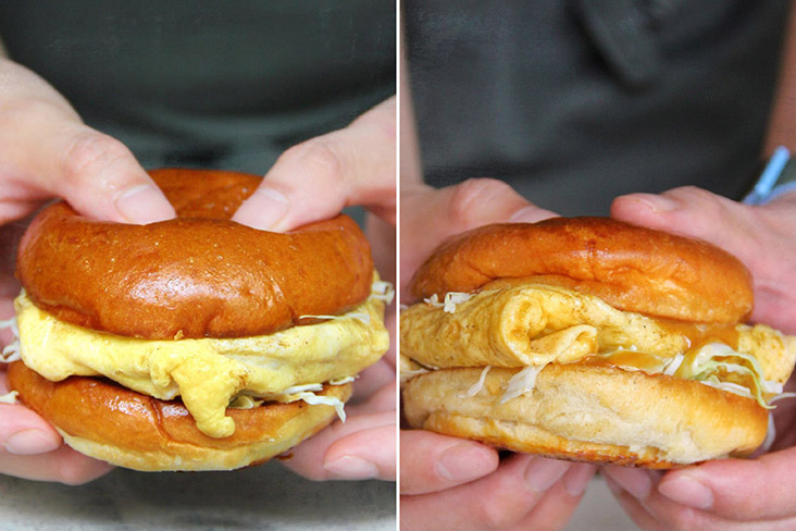 Homage to Malaysian street food: LI Damansara Jaya’s Burger Special.