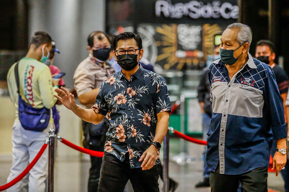 Kimanis MP Datuk Mohamad Alamin seen at Umno headquarters, August 17, 2021. u00e2u20acu201d Picture by Hari Anggara
