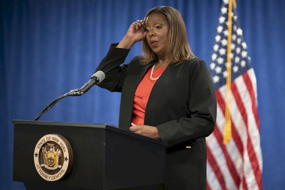 New York State Attorney General, Letitia James, speaks at a news conference regarding a probe that found New York Governor Andrew Cuomo sexually harassed multiple women, in New York City, New York, US, August 3, 2021. u00e2u20acu201d Reuters pic