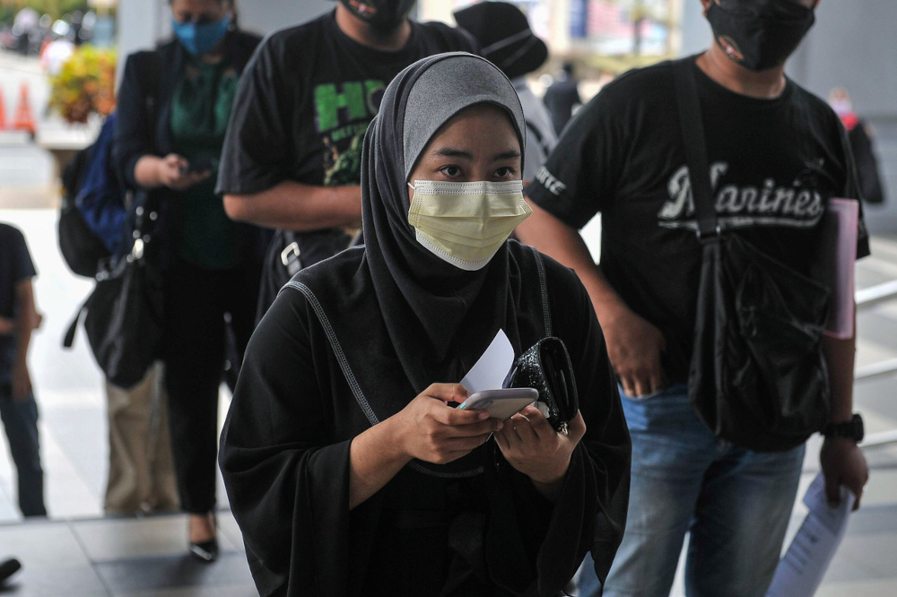 Nur Faizah Wahid at the Kuala Lumpur Sessions Court, August 24, 2021. u00e2u20acu201d Bernama pic 