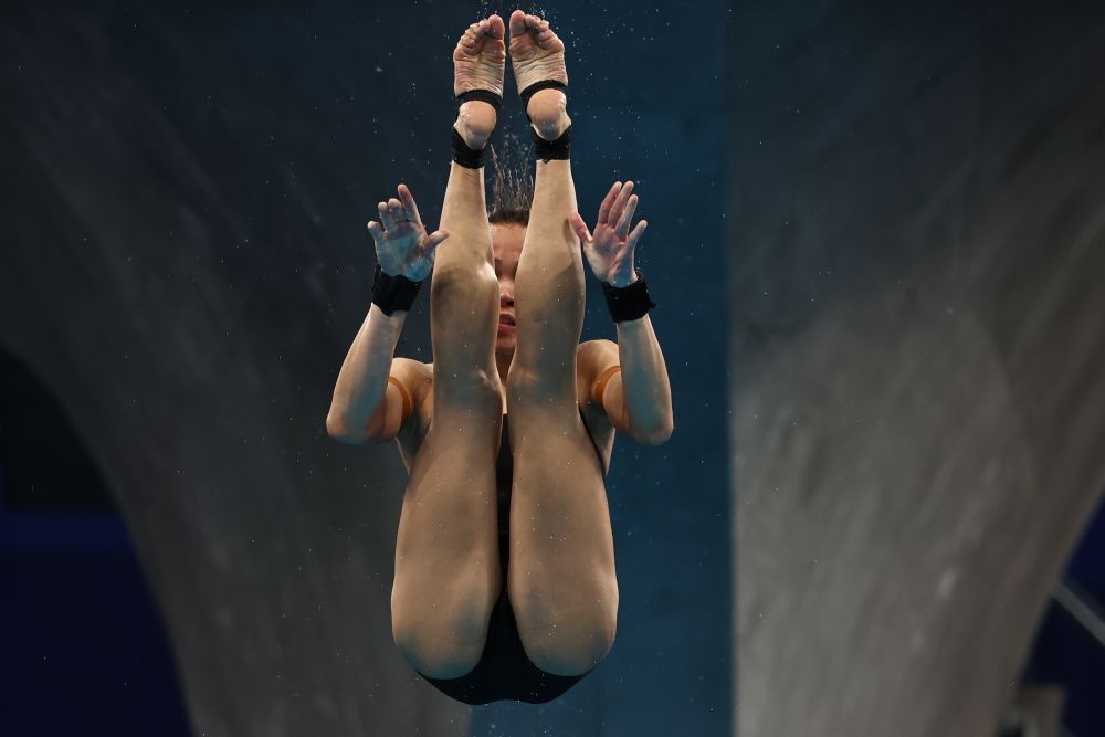 Pandelela Pamg of Malaysia in action during the women's 10m platform semifinals at the Tokyo Aquatics Centre August 5, 2021. u00e2u20acu201d Reuters picnn