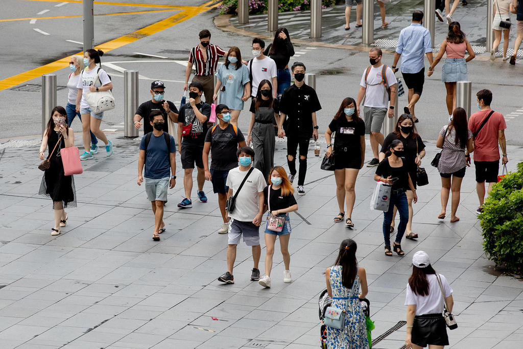 Singapore recorded 57 new locally transmitted infections on Aug 14, 2021. u00e2u20acu201d TODAY picnn