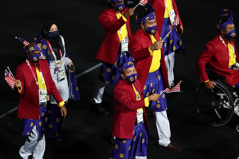 The Malaysian Paralympic teamu00e2u20acu2122s attire took centre stage at the opening ceremony of the Tokyo 2020 Paralympic Games last night. u00e2u20acu2022 Picture via Twitter/ Tokyo2020