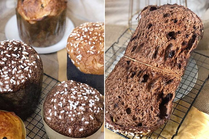 Christmastime 'pannetone' can come in variety of flavours.