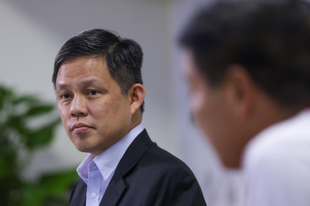 Education Minister Chan Chun Sing (pictured) said that any reduction in teaching and testing must not lead to a u00e2u20acu02dcperverse outcome of bringing more intense academic competitionu00e2u20acu2122. u00e2u20acu201d TODAY pic
