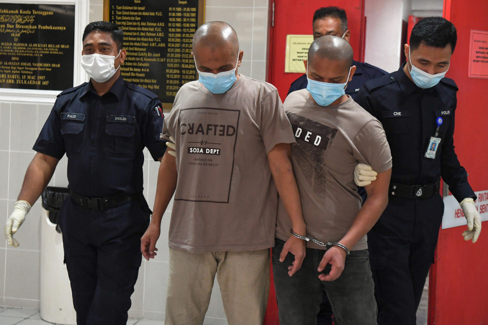Judge Datuk Zainal Azman Ab Aziz handed down the sentence on Faizol Aznan Muhamad, 40, and Mohd Riduan Ismail, 32, after finding that the defence had failed to raise reasonable doubt against the prosecutionu00e2u20acu2122s case. u00e2u20acu2022 Bernama pic 