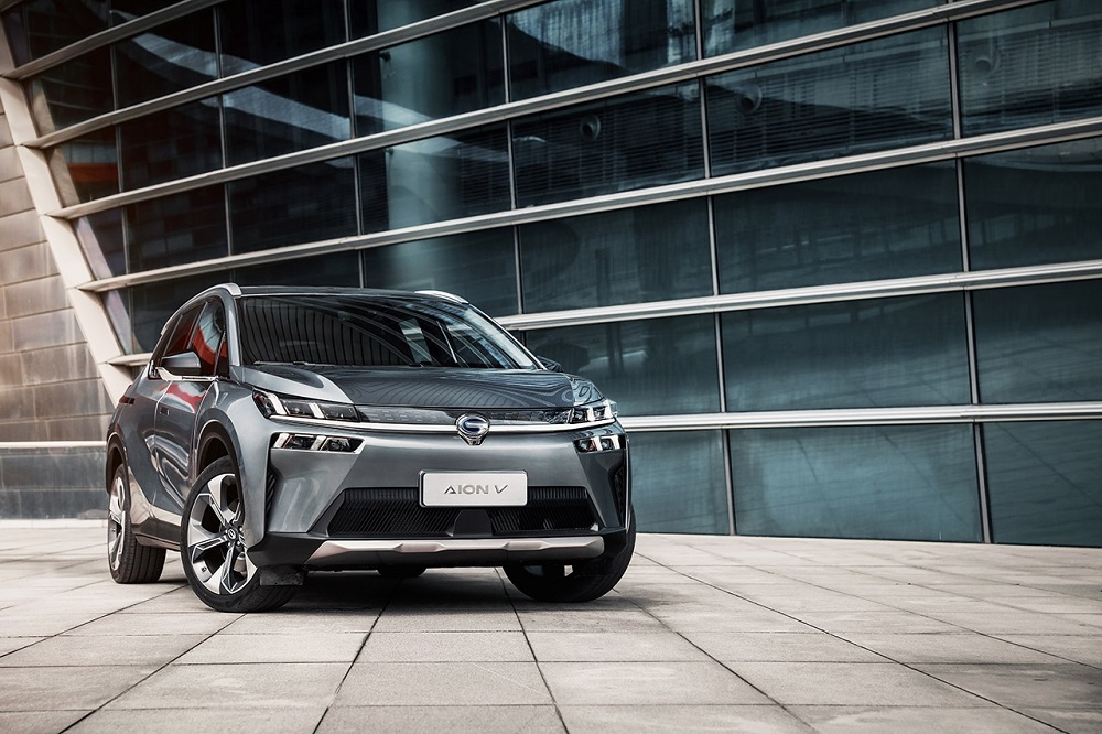 GAC introduces the Aion V, its first-ever model with a graphene battery. u00e2u20acu2022 Picture courtesy of GAC Motor