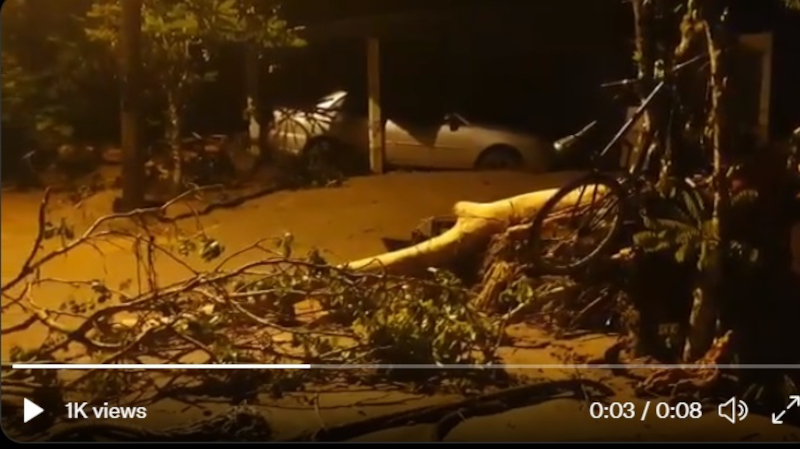 A screengrab of the foothills of Gunung Jerai, August 18, 2021. u00e2u20acu201d Screengrab from Twitter/bernamadotcom