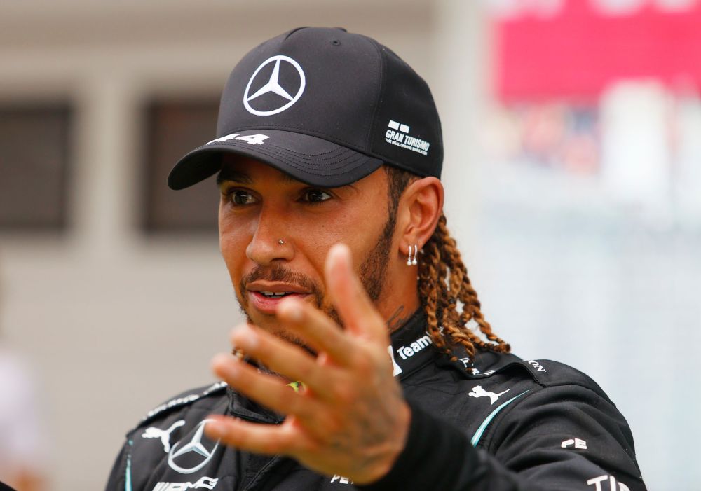 Lewis Hamilton of Mercedes speaks after the Hungarian Grand Prix in Budapest August 1, 2021. u00e2u20acu201d Reuters pic