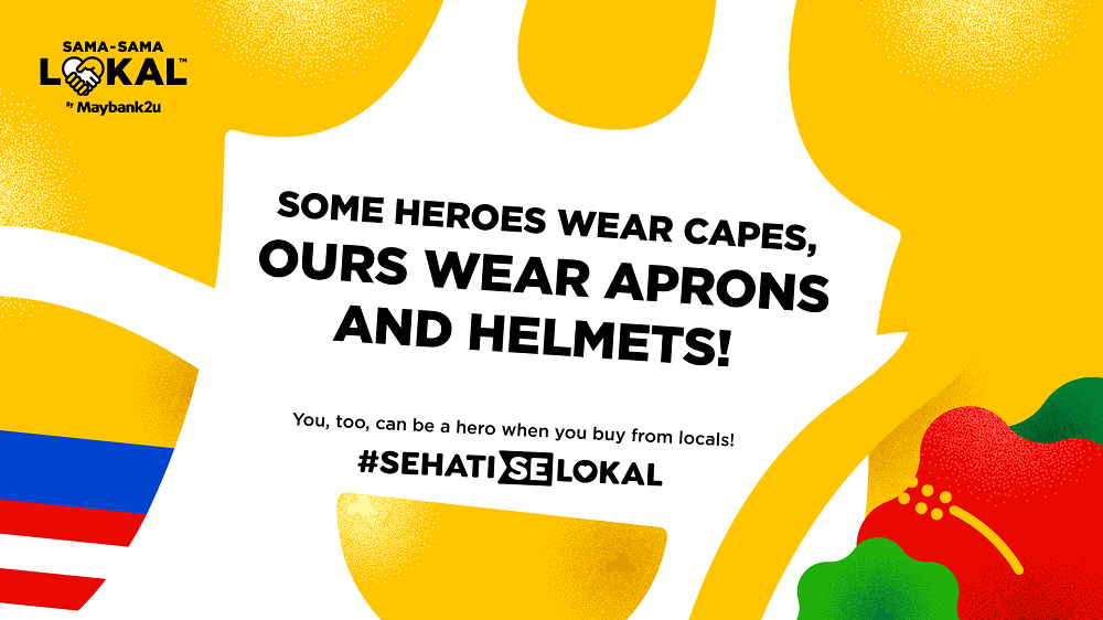 Maybank Malaysia encourages everyone to be a hero and support their neighbourhood small businesses. ― Picture courtesy of Maybank Malaysia