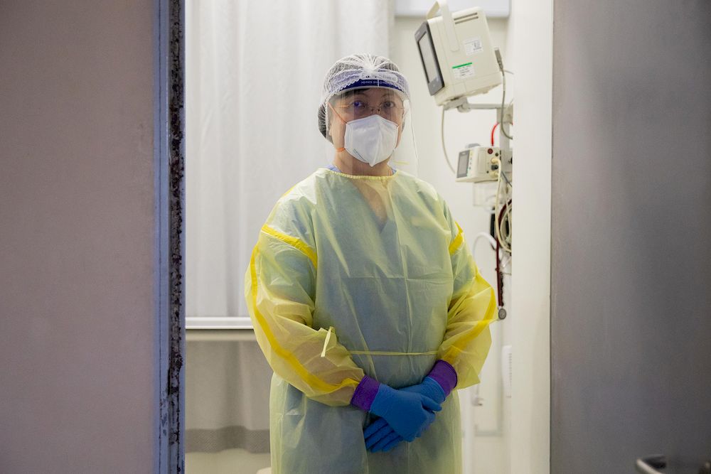 Sih Siew Gaik, a nurse manager at Farrer Park Hospital’s accident and emergency department. — TODAY pic