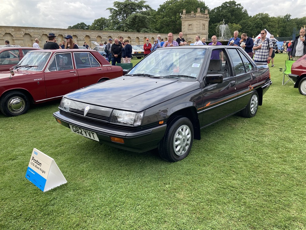 Iconic 1989 Proton Saga Black Knight Edition wins the top prize at UKu00e2u20acu2122s 2021 Hagerty Festival. u00e2u20acu2022 Picture via Twitter/peternunn3