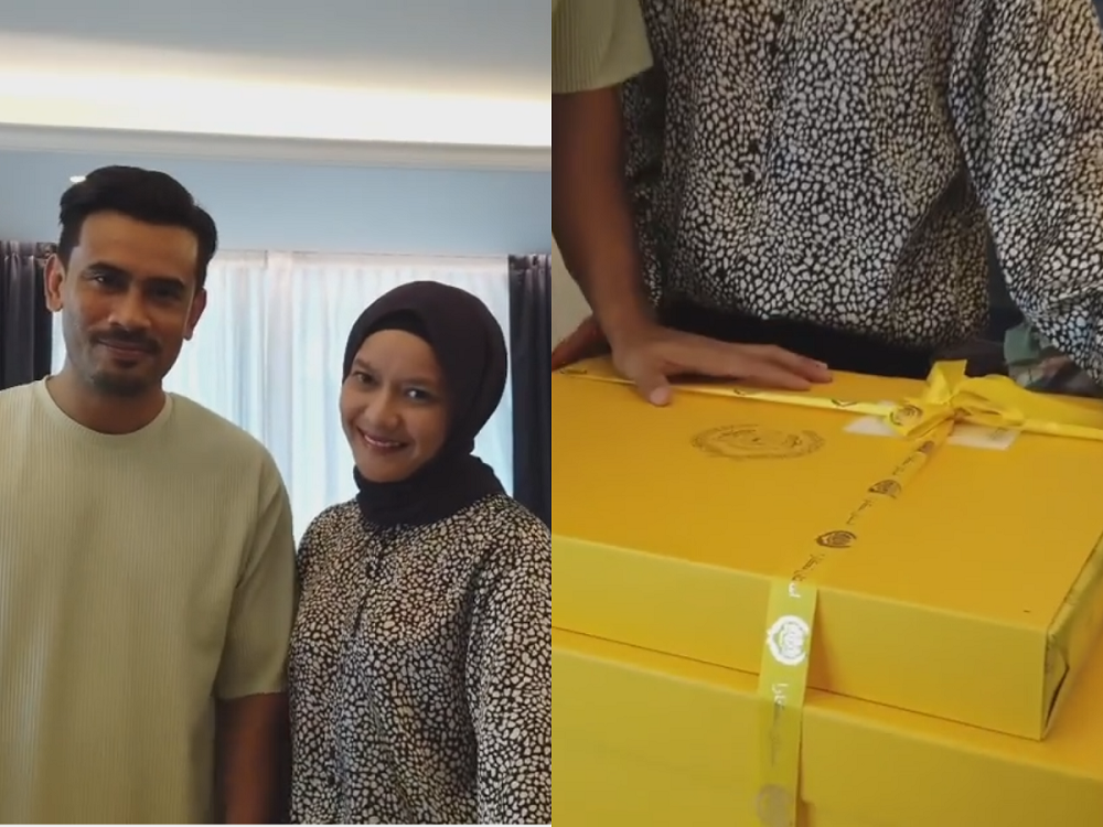 Remy Ishak and Ezra Yusoff have received a several boxes of wedding gifts courtesy of Istana Negara. u00e2u20acu2022 Picture via Instagram/Remy Ishak