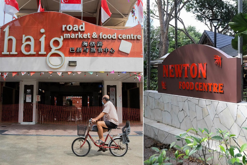 The three separate incidents happened at the Haig Road Market and Food Centre and Newton Food Centre. u00e2u20acu2022 TODAY pic