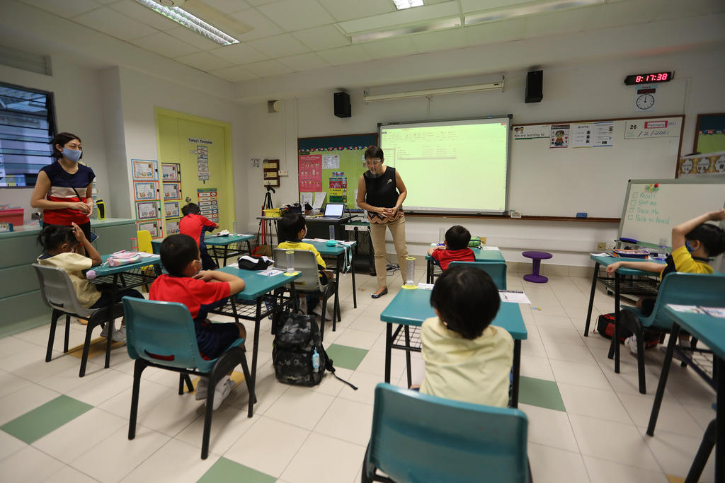 Of the 216 students infected with the coronavirus from May to July 2021, 103 were primary school pupils. u00e2u20acu2022 TODAY file pic