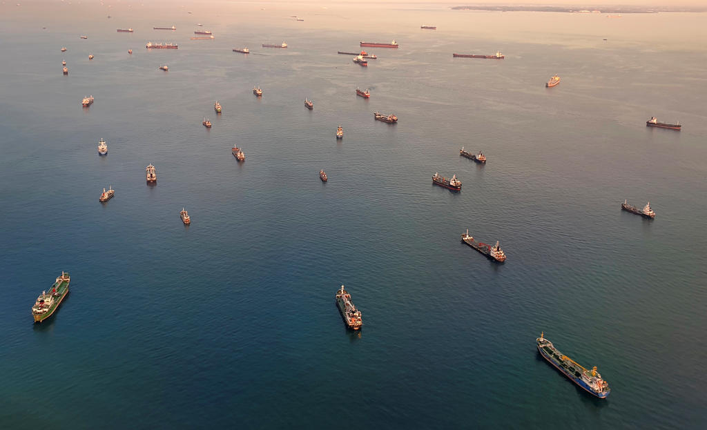 A view of vessels in the Singapore Strait. u00e2u20acu2022 Reuters pic