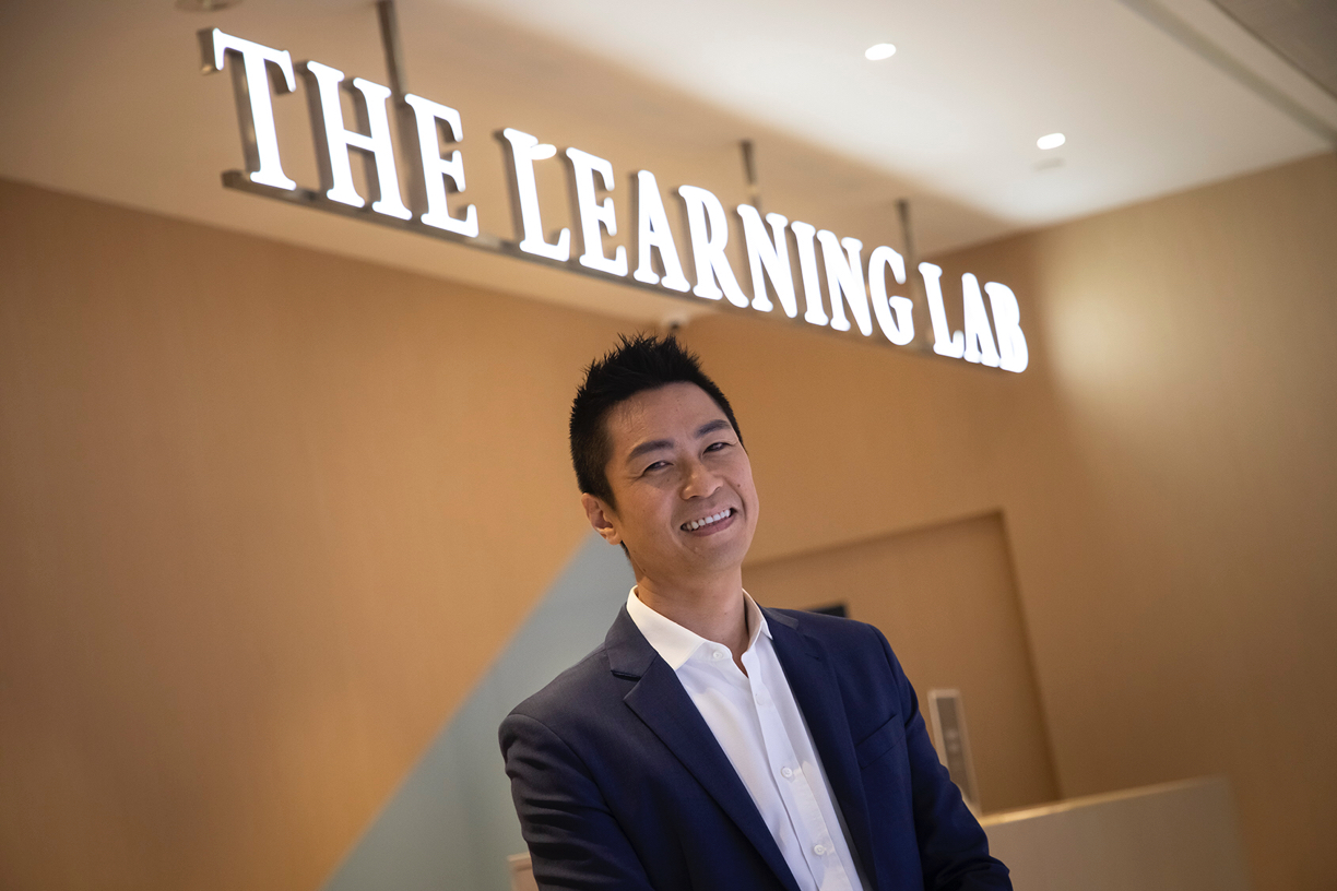 Hamilton Lau, CEO of The Learning Lab, a centre known for its emphasis on getting students into MOE’s Gifted Education Programme (GEP). American private equity firm Advent International reportedly bought a significant stake in it for around S$300 million in 2014.