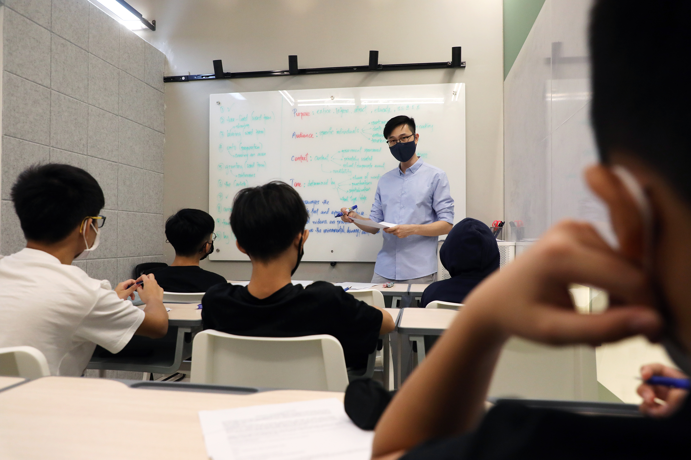 Clarence Tan, founder of English tuition centre The Learning Board, warns against parents making use of tuition centres to 'pump grades' at the very last minute.