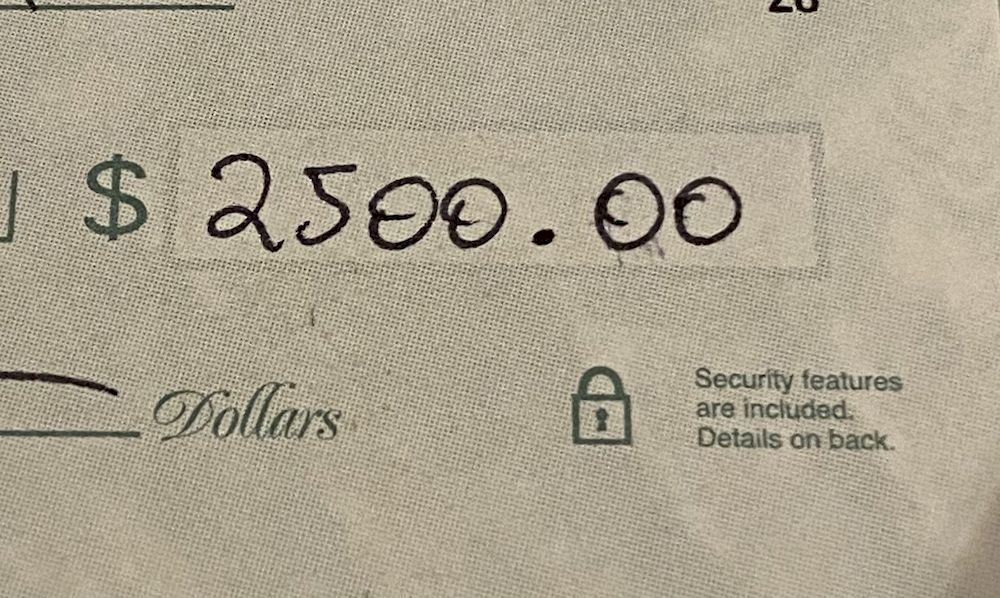 A man in Massachusetts, US received a windfall of US$2,500 from his former landlord and decided to share it with those in need. u00e2u20acu201d Photo from Facebook/ Chris Robarge
