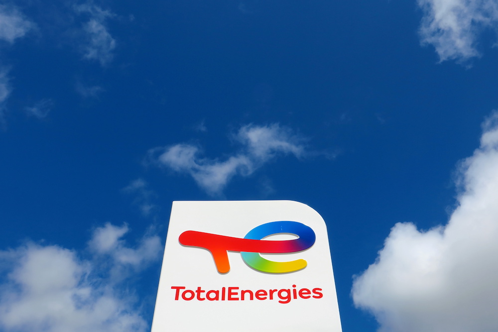 The logo of French oil and gas company TotalEnergies is seen at a petrol station in Ressons, France August 6, 2021. u00e2u20acu201d Reuters pic