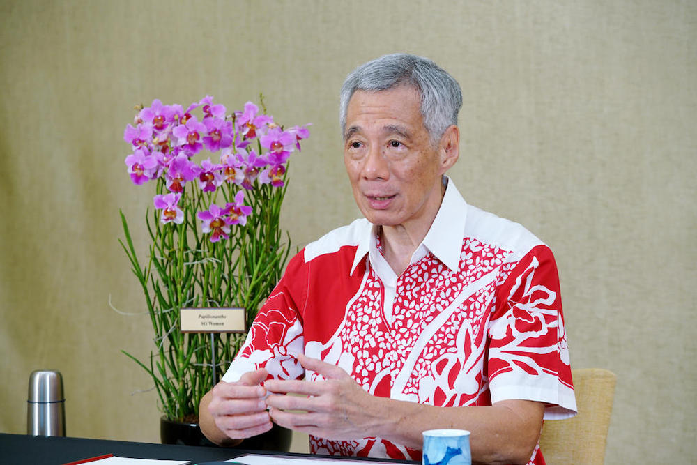 Prime Minister Lee Hsien Loong speaking at the closing session of the Conversations on Singapore Womenu00e2u20acu2122s Development on September 18, 2021. u00e2u20acu201d Picture courtesy of Ministry of Communications and Information via TODAY