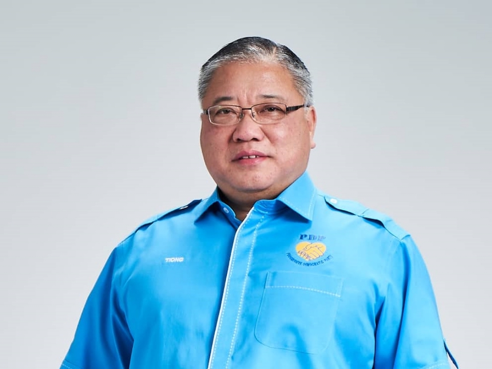 Progressive Democratic Party (PDP) president and Bintulu MP Datuk Sri Tiong King Sing. u00e2u20acu201d Borneo Post pic