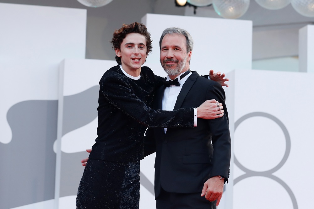 Actor Timothee Chalamet and director Denis Villeneuve pose ahead of the screening of the film u00e2u20acu02dcDuneu00e2u20acu2122 at the Venice Film Festival in Venice September 3, 2021. u00e2u20acu201d Reuters pic