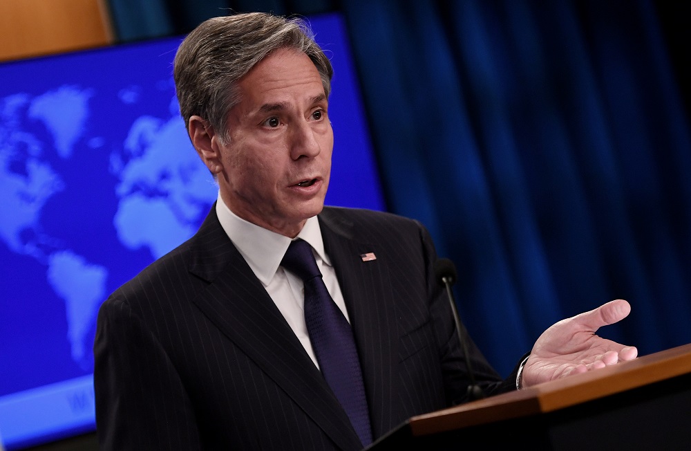 US Secretary of State Antony Blinken speaks about Afghanistan during a media briefing at the State Department, in Washington, US, September 3, 2021. u00e2u20acu201d Reuters pic