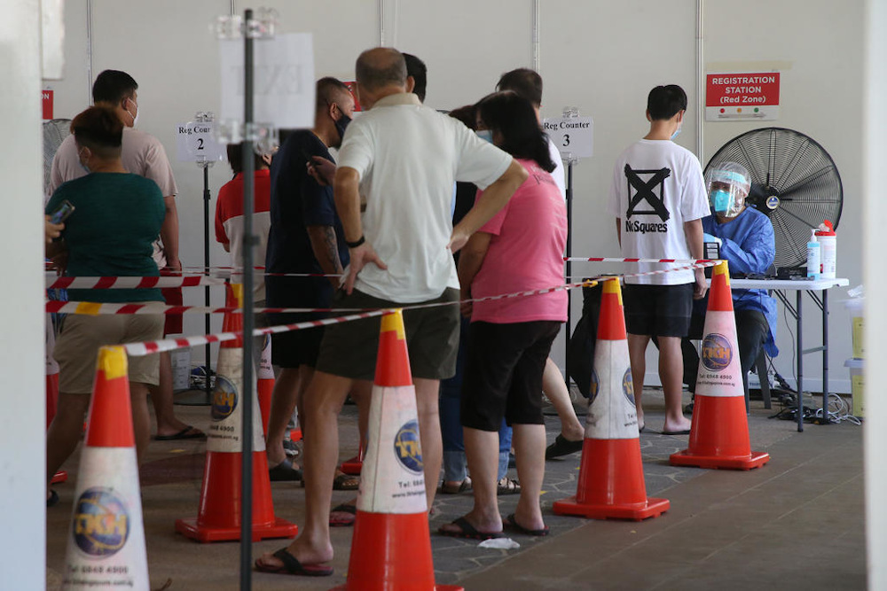 From next week, household members of Covid-19 patients will serve a shorter quarantine period of 10 days, rather than 14 days. u00e2u20acu201d Ooi Boon Keong/TODAY pic