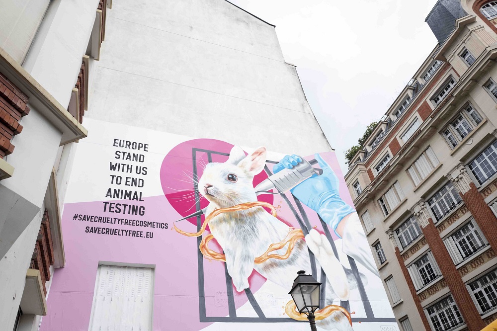 The awareness campaign mounted by Dove and The Body Shop, in partnership with various international organisations, seeks to mobilize European citizens against animal cruelty. u00e2u20acu201d Picture courtesy of Kristy Sparow via ETX Studio